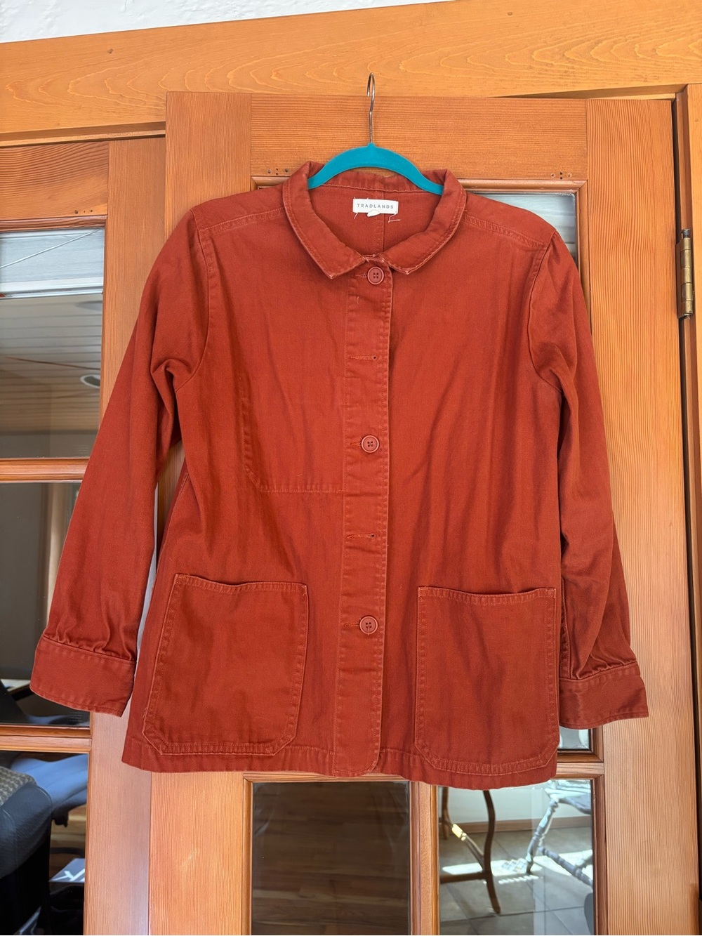 Tradlands Chore Jacket Medium Terracotta
